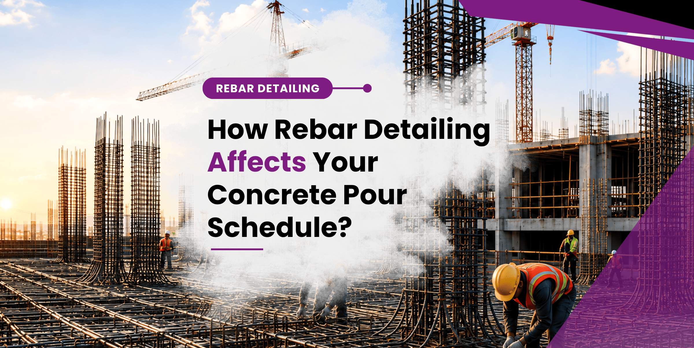 How Rebar Detailing Affects Your Concrete Pour Schedule